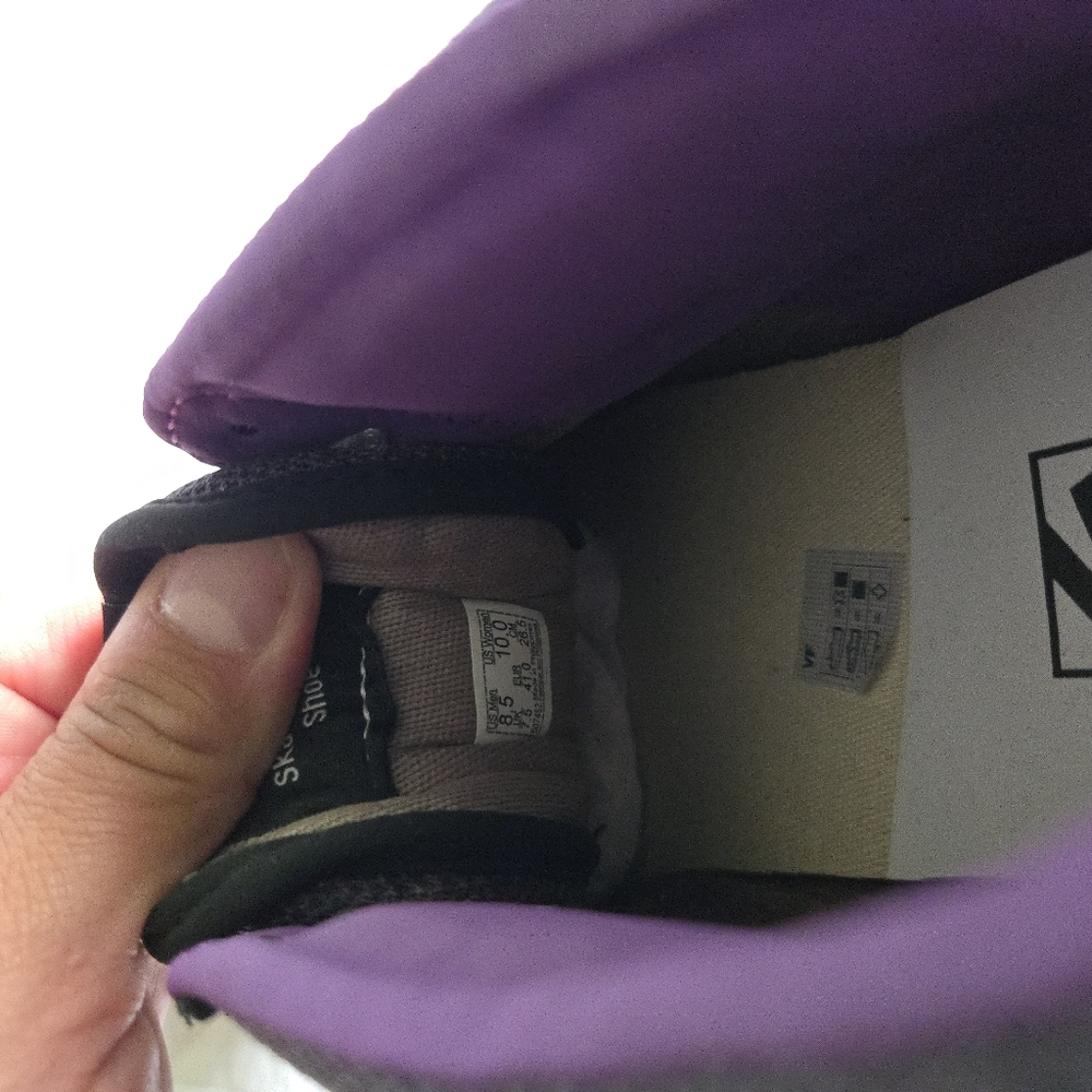 Vans Half Cab Vault Originals  Premiun Green And Purple Men 8.5 Skate 072025 - Picture 5 of 7